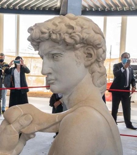 3D-printer kopieert David van Michelangelo voor Italiaans paviljoen op Wereldexpo in Dubai david