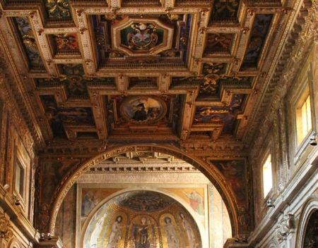 Plafondrestauratie Santa Francesca Romana gevierd met een nieuw boek img 13791 0