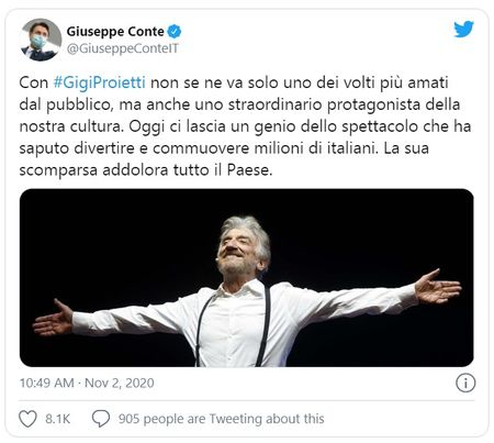 Gigi Proietti (80) overleden in Rome img 14043 0