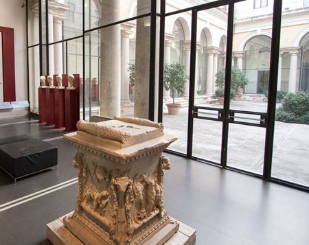 Binnenplaats Palazzo Massimo wordt overdekt palazzo massimo 3