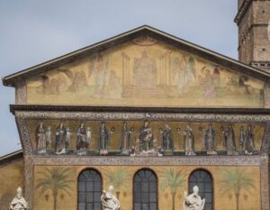 Archief santamaria in trastevere gevel 1