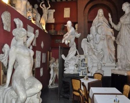 Eten en drinken in het atelier van Canova in Rome tadolini 4