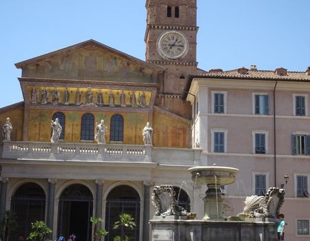 Een bezoek aan de Santa Maria in Trastevere (X) trasbegin2